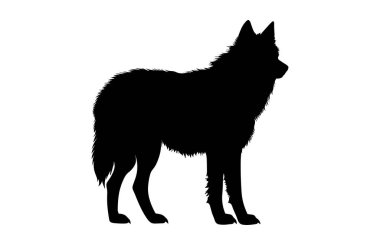 Kutup Tilkisi simgesi silueti, Tilki silueti, Tilki silueti