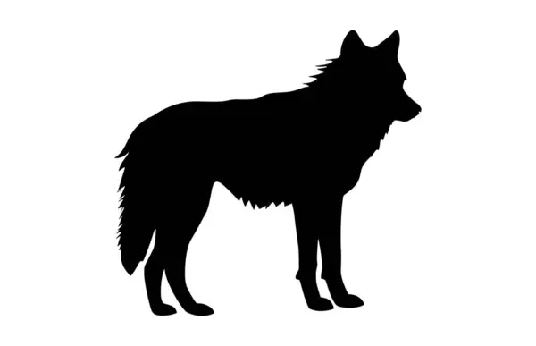 Kutup Tilkisi simgesi silueti, Tilki silueti, Tilki silueti