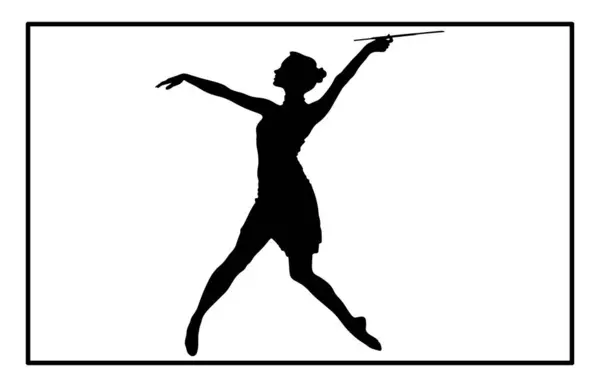 Baton Dönen Siluet, Dönen Svg, Spor Baton Silueti