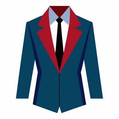 Profesyoneller için Resmi Takım Elbise İllüstrasyon İş Kıyafeti