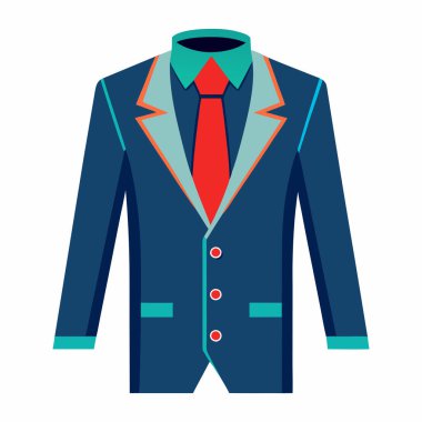 Mavi Takım Elbise Çizimi