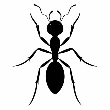 Bir karıncanın vektör illüstrasyonu