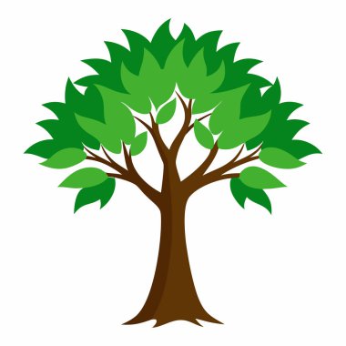 Peyzaj Tasarımı İçin Doğadan İlham Almış Ağaç Çizimi