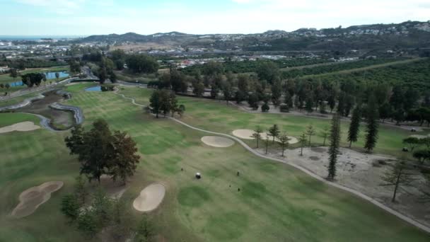 Mijas Golf Internationellt Sau Mijas Golfklubba Spanien Andalusien — Stockvideo