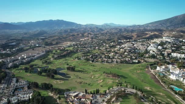 マハーゴルフインターナショナル サウス マハールゴルフクラブ スペイン アンダルシア — ストック動画