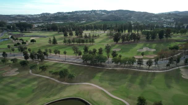 Mijas Golf International Лаборатория Гольфа Sau Mijas Испания Андалусия — стоковое видео