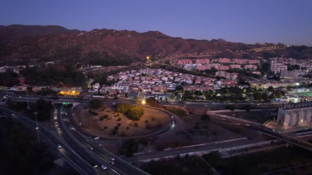 马拉加夜城西班牙 Andalucia — 图库视频影像