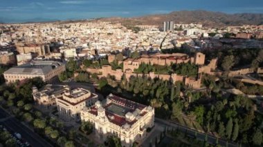 Malaga Castillo de Gibralfaro İspanya