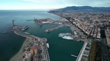 Malaga Limanı İspanya Avrupa Endülüs