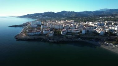 Nerja Balcon de Europa. İspanya. Endülüs. 