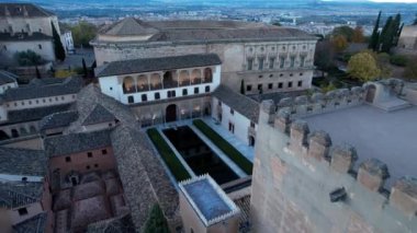 Alhambra Sarayı Granada şehri İspanya Avrupa