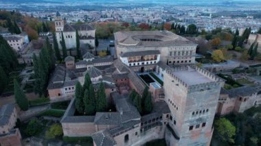 Alhambra Sarayı Granada şehri İspanya Avrupa