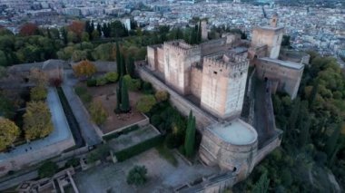 Alhambra Sarayı Granada şehri İspanya Avrupa