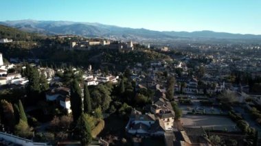 Alhambra Sarayı Granada şehri İspanya Avrupa