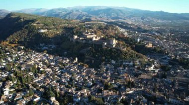 Alhambra Sarayı Granada şehri İspanya Avrupa