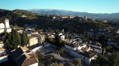 Alhambra Sarayı Granada şehri İspanya Avrupa