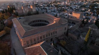 Alhambra Sarayı Granada şehri İspanya Avrupa
