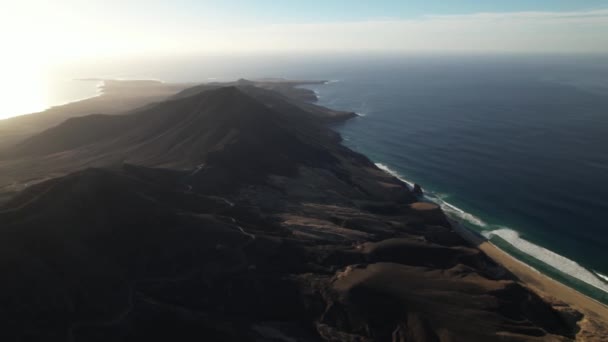 Molino Fuerteventura Islas Canarias Vista Aérea — Vídeos de Stock