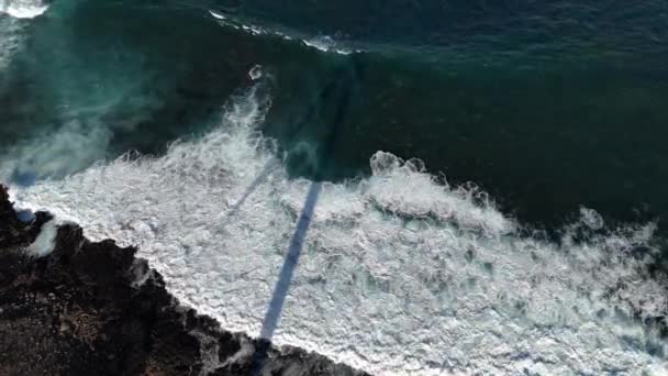 Fuerteventura Kanarya Adası Corralejo Spanya Hava Görünüm — Stok video