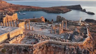 Yunanistan 'ın Rodos kentindeki Lindoların olağanüstü manzaralarını keşfedin.