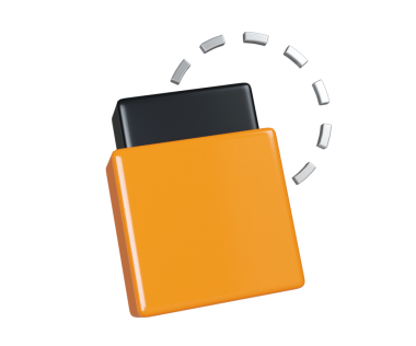 Modern arayüz tasarımı ve kullanıcı katılım eğilimlerini vurgulayan, siyah taban ve dijital etkileşim ipuçlarıyla parıltılı bir turuncu düğmeyi gösteren bir 3D görüntüleyici.