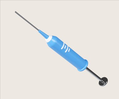 Uyuşturucu enjeksiyonunun tehlikelerini ve potansiyel sağlık risklerini vurgulayan 3 boyutlu bir çizim.