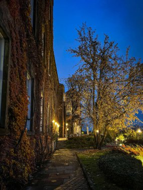  Krakow 'da gece Wawel Kalesi