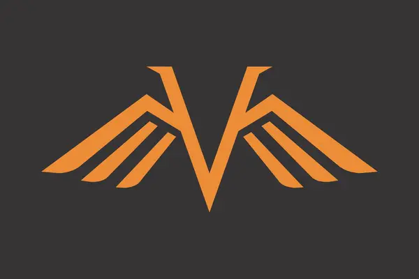 V Harfi Kanatlı Logo Çizelgesi