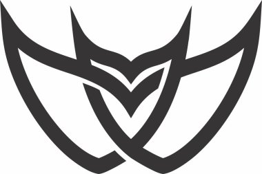 W Harfi Balina Kuyruğu Logosu Çizelgesi