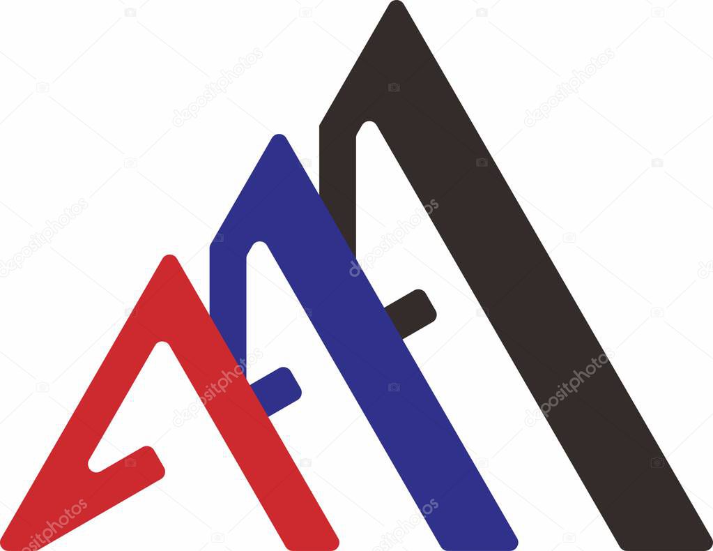 Illustration vector graphic of  Letter  AAA Logo