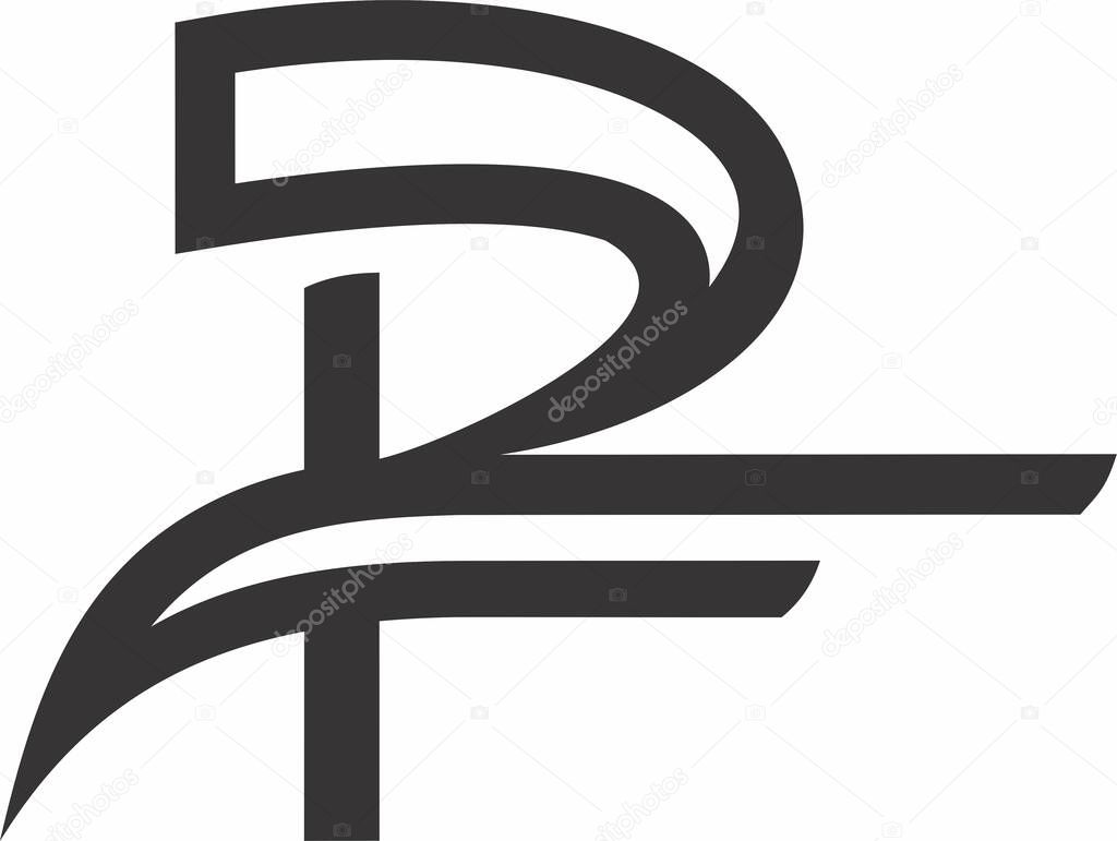Illustration vector graphic of  Letter RF Logo
