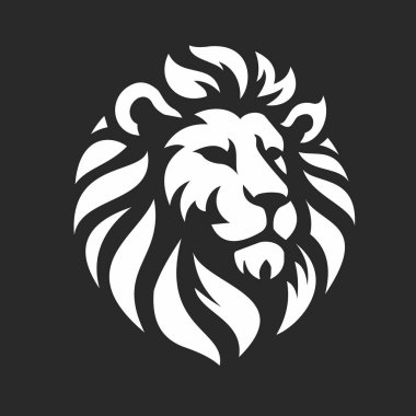 Beyaz Aslan Başı logosu çizimi