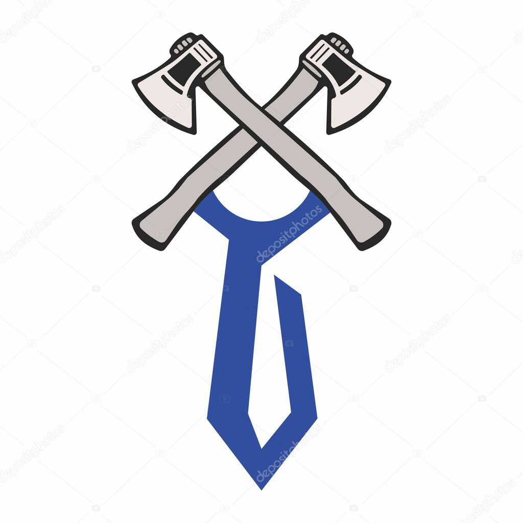 Illustration vector graphic of Axe executive logo