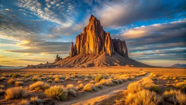 Shiprock New Mexico Güneybatı Çölleri