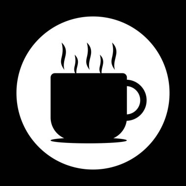 Kupa logosu basit konsept vektörü