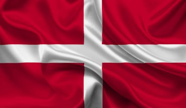 Yüksek detaylı Malta Askeri Düzeni bayrağı. Ulusal Egemen Malta Ordusu bayrağı. 3B illüstrasyon.