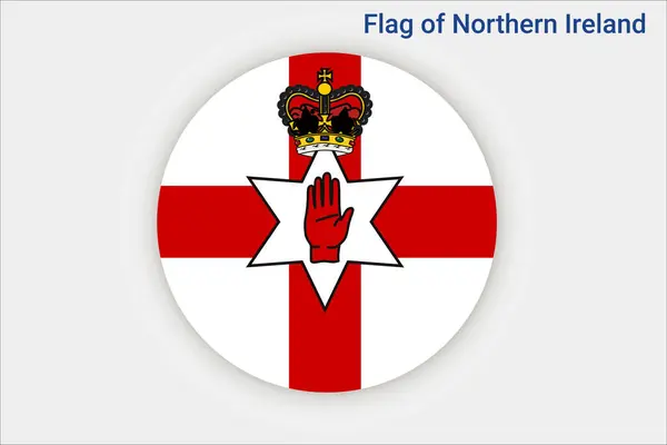 Nordirlands Flagga Nationell Nordirländsk Flagg Europa Illustration — Stockfoto