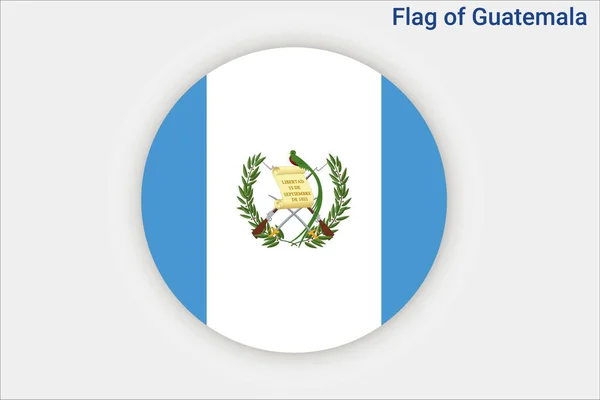 Guatemala 'nın yüksek detaylı bayrağı. Ulusal Guatemala bayrağı. Kuzey Amerika. 3B illüstrasyon.
