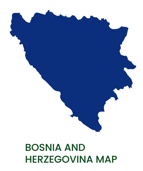 Bosna-Hersek 'in yüksek detaylı haritası. Bosna-Hersek 'in ana haritası. Avrupa