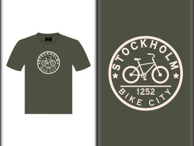 Motosiklet Şehri Vector T-Shirt Tasarımı EPS Özel Tasarımı