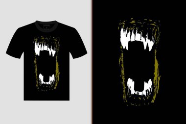 Dinozor T-Shirt Tasarımı Özel Tasarım Vektör EPS