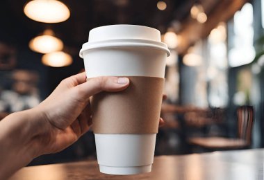 Kahve fincanı modeli, boş kahve fincanı kapağı, c4.