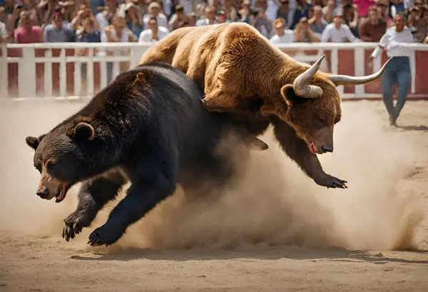 Toro Corriendo Grande —  Fotos de Stock