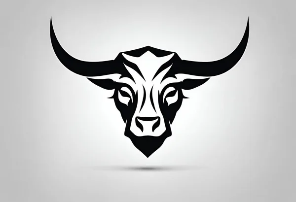 Bull head logo symbol for logo, design and branding v5