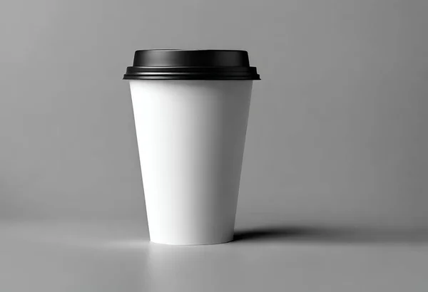 coffee cup isolated on black