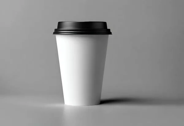 stock image coffee cup isolated on black