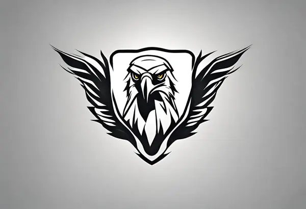 Eagle Head Eagle Logo Symbol, Logo Elegant Element for Brand, v30