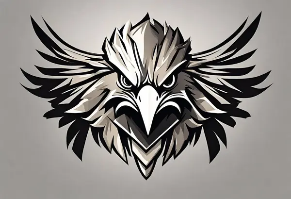 Eagle Head Eagle Logo Symbol, Logo Elegant Element for Brand, v22