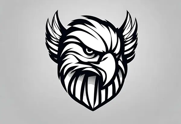 Eagle Head Eagle Logo Symbol Logo Elemento Elegante Para Marca —  Fotos de Stock