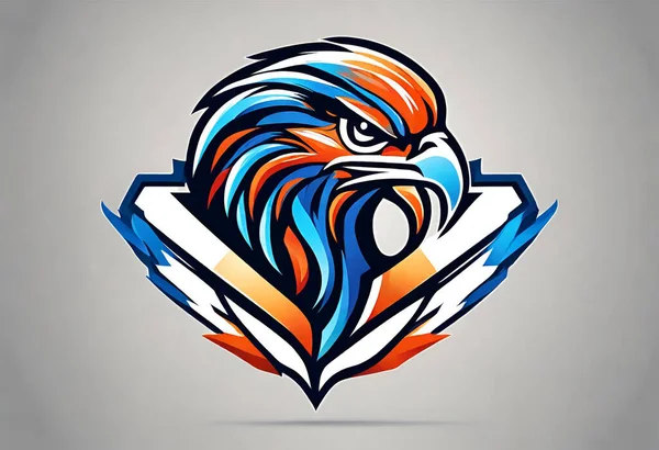 Σύμβολο Λογότυπο Eagle Head Eagle Λογότυπο Elegant Element Για Brand — Φωτογραφία Αρχείου